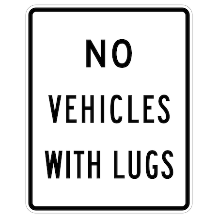 Sign Solutions Usa 48 in Height, 36 in Width, Aluminum, Vertical Rectangle DUS08HWT3648R5-5
